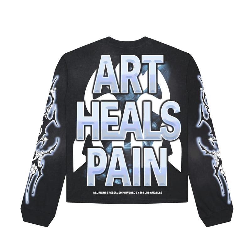 Art Heals Pain Long-Sleeve T-Shirt