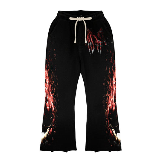 Devil Of Desire Flare Sweatpants