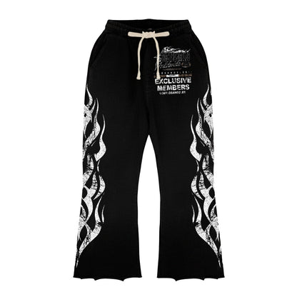 Exclusive Members Long-Sleeve T-Shirt & Flare Sweatpants Full Set