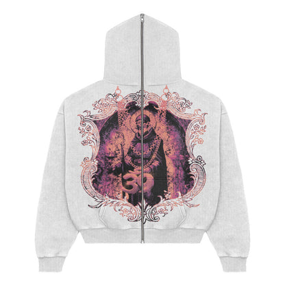 Pure Saint Full Zip Hoodie & Flare Sweatpants Full Set