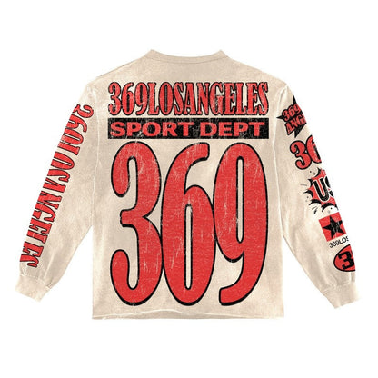 Sport Dept. Long-Sleeve T-Shirt & Flare Sweatpants Full Set