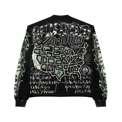 Skull Long-Sleeve T-Shirt