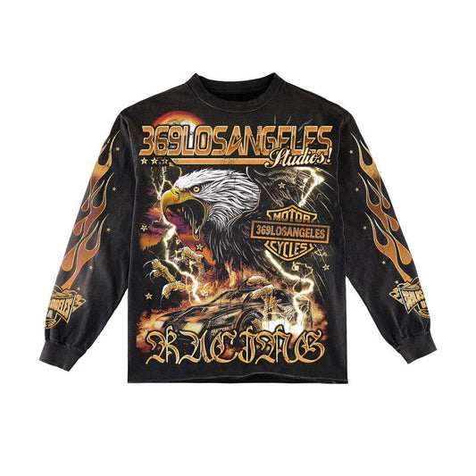 Racing Eagle Long-Sleeve T-Shirt