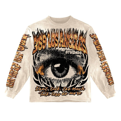 Youth Is The Future Long-Sleeve T-Shirt & Flare Sweatpants Full Set