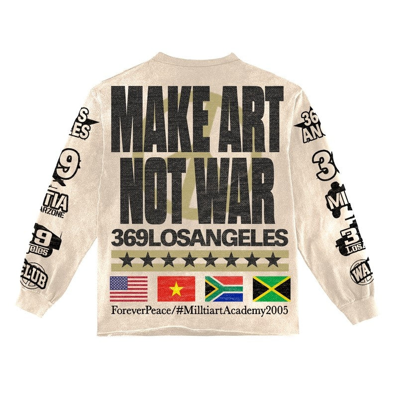 Warzone Long-Sleeve T-Shirt & Flare Sweatpants Full Set