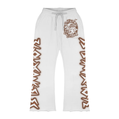 Nothing Without It Long-Sleeve T-Shirt & Flare Sweatpants Full Set